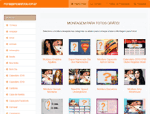 Tablet Screenshot of montagemparafotos.com.br